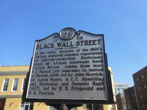 Black Wall Street Durham Southeast entrepreneurship